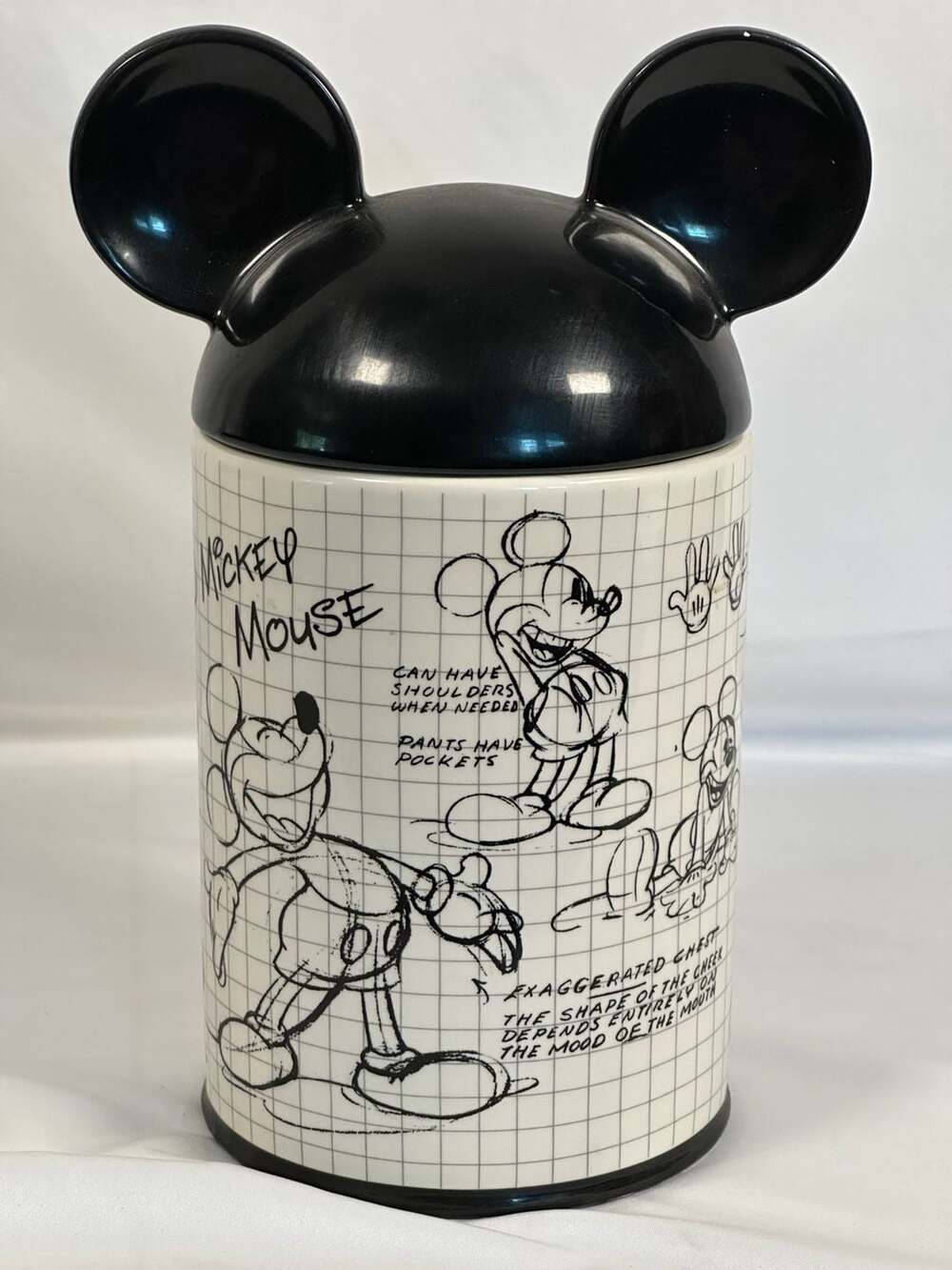 Disney Mickey Mouse Sketchbook Cookie Jar Standard
